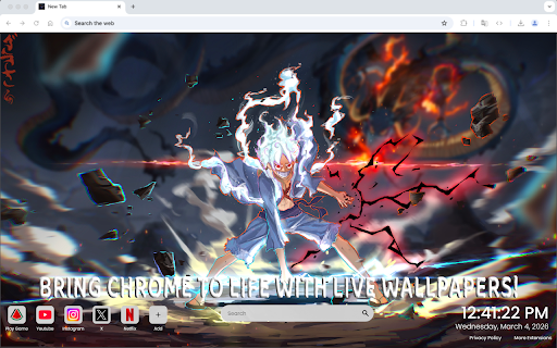 Monkey D. Luffy Live Wallpaper New version screenshot