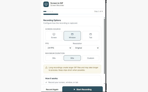 Screen to GIF screenshot