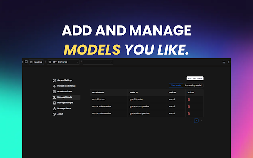 Dialoqbase Lite - A SidePanel & Web UI for AI Models screenshot