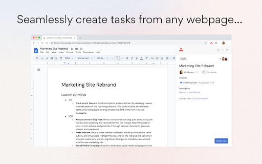 Asana screenshot