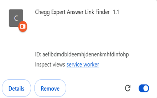 Chegg Expert Answer Link Finder screenshot