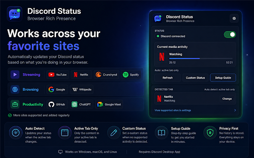 Discord Status screenshot