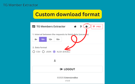 TG Member Extractor screenshot