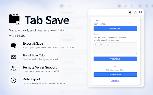 Tab-Save screenshot