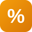 Percentage Calculator - Percent Change & Discounts icon