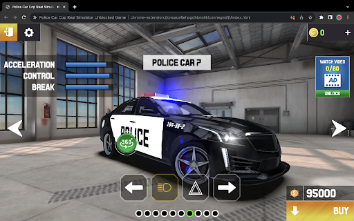 Police Car Cop Real Simulator Unblocked Game screenshot
