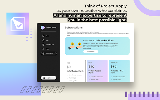 ProjectApply: AI Automated Job Search & Applications screenshot