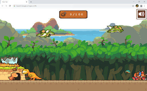 Dino Hunger Kids Game screenshot