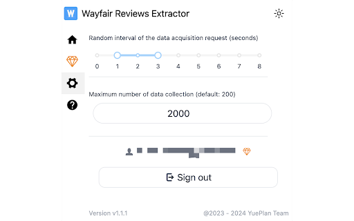 Wayfair™ Reviews Extractor screenshot