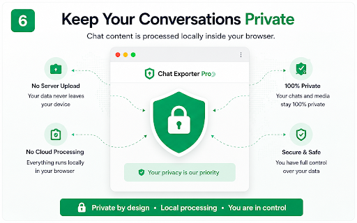 Chat Exporter Pro - Save Messenger & AI Chats screenshot