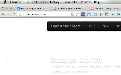 Images ON/OFF screenshot