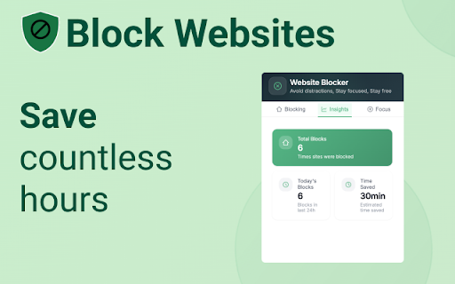 Website Blocker - Block sites and focus mode screenshot