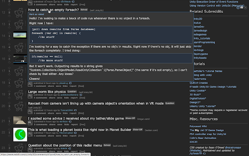 Reddit Hover Text screenshot