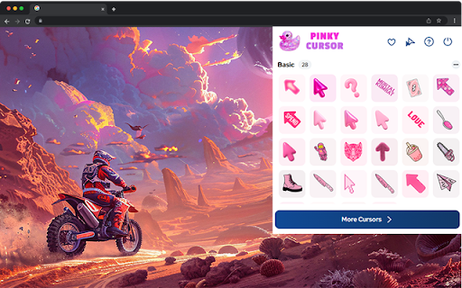 Pinky Cursor - Cute Aesthetic Cursor for Chrome screenshot