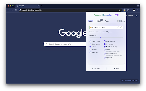 Password Generator PRO screenshot