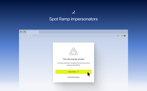 Ramp for Chrome screenshot