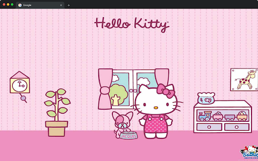 Hello Kitty Wallpapers HD New Tab - Sanrio Pink Backgrounds screenshot