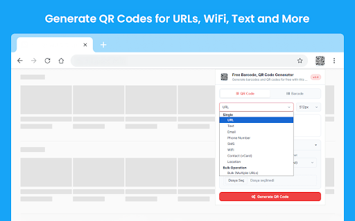 Free Barcode, QR Code Generator screenshot
