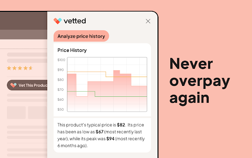 Vetted AI: Your Shopping Agent screenshot
