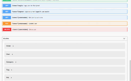 Swagger UI - API Documentation Viewer screenshot