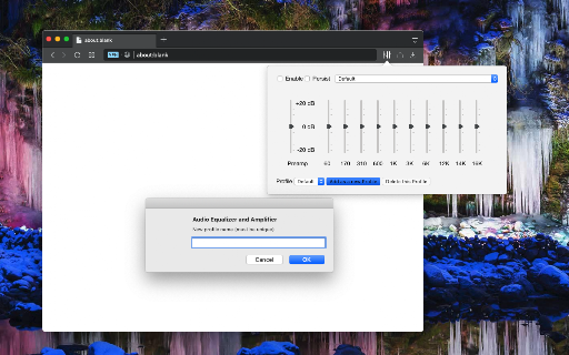 Audio Equalizer and Amplifier screenshot