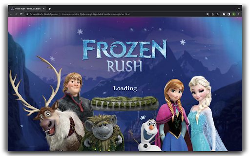 Frozen Rush - HTML5 Game screenshot