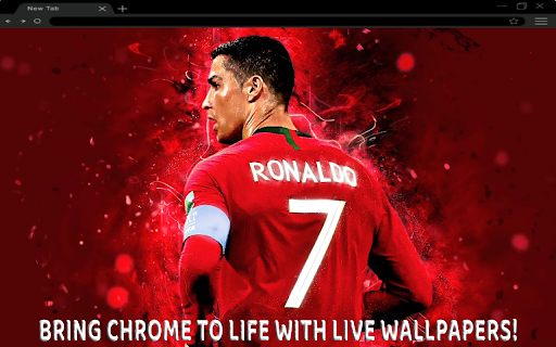 Cristiano Ronaldo CR7  Iconic Gaze with Red Backdrop Live Wallpaper screenshot