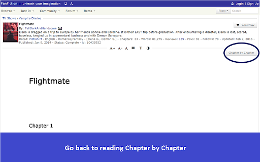 FanfictionUltimate screenshot