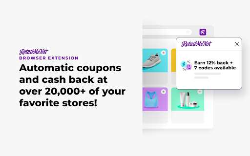RetailMeNot: Codes, Cash Back and Coupons screenshot