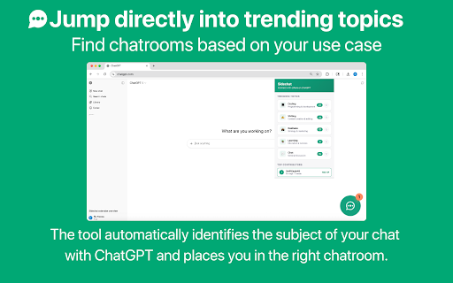 SideChat - Chatrooms for ChatGPT screenshot