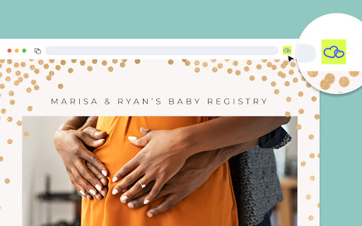 Add to Zola Baby Button screenshot