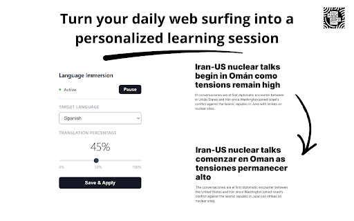 Language Immersion screenshot