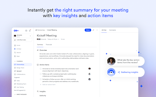 Otter.ai: Record & Transcribe Meetings - Google Meet & Web Audio screenshot