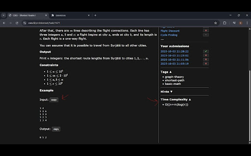 CSES EXTENSION screenshot