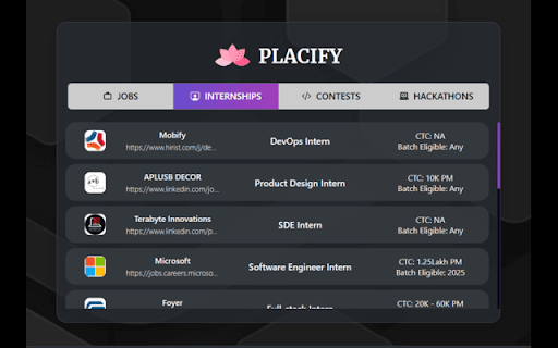 Placify screenshot