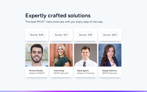 The Jack Westin MCAT® Chrome Extension screenshot