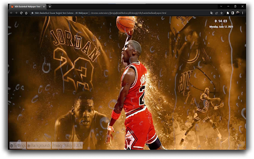Basketball Wallpaper New Tab - 4K Wallpaper screenshot