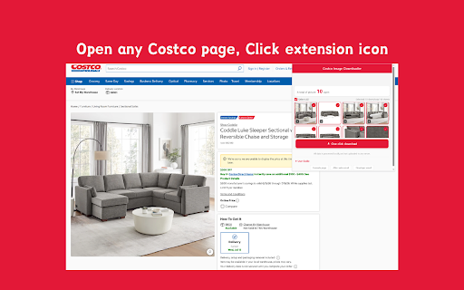 Costco Image Downloader screenshot