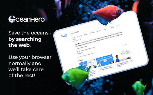OceanHero: Save Our Oceans by Surfing the Web screenshot