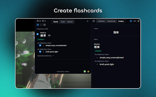 ManabiDojo - Learn Japanese with Anime on Crunchyroll & Netflix screenshot