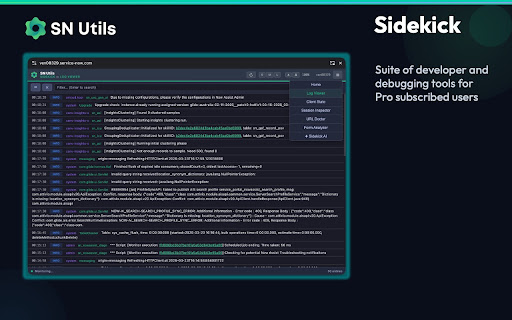 SN Utils - Tools for ServiceNow screenshot