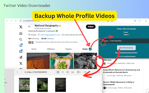 Twitter Video Downloader screenshot