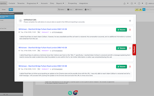 Prospector Pro - Click to Call screenshot