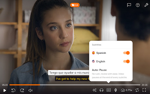 Lingopie: Learn Languages With TV Shows & Movies screenshot