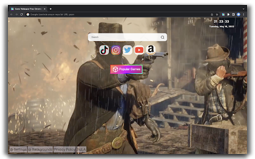 Game Wallpaper New Tab - Live Wallpaper screenshot