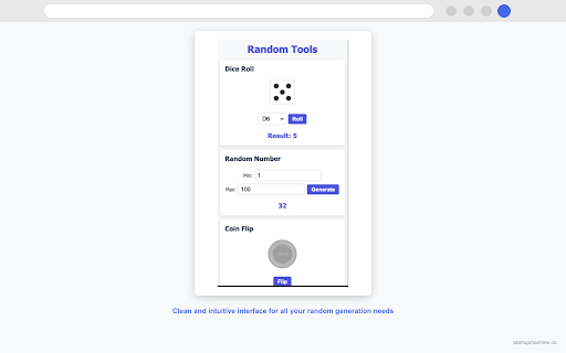 Random Tools screenshot