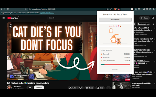 Focus Cat - AI Focus Tutor screenshot