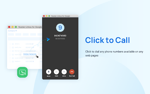 Yeastar Linkus for Google screenshot