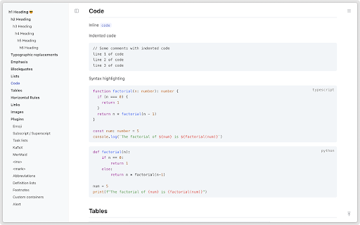 Markdown Reader screenshot