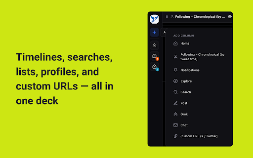 ReDeck – X (Twitter) Pro Multi-Column Dashboard screenshot